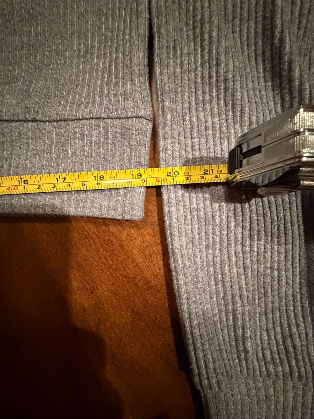 ALO Ribbed Cropped Hoodie Gray Small - Picture 8 of 9